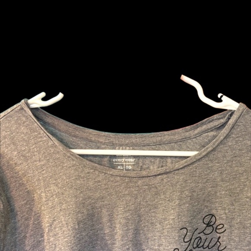 NWOT-Old Navy Gray Everywear Long Sleeve Shirt - Picture 4 of 7